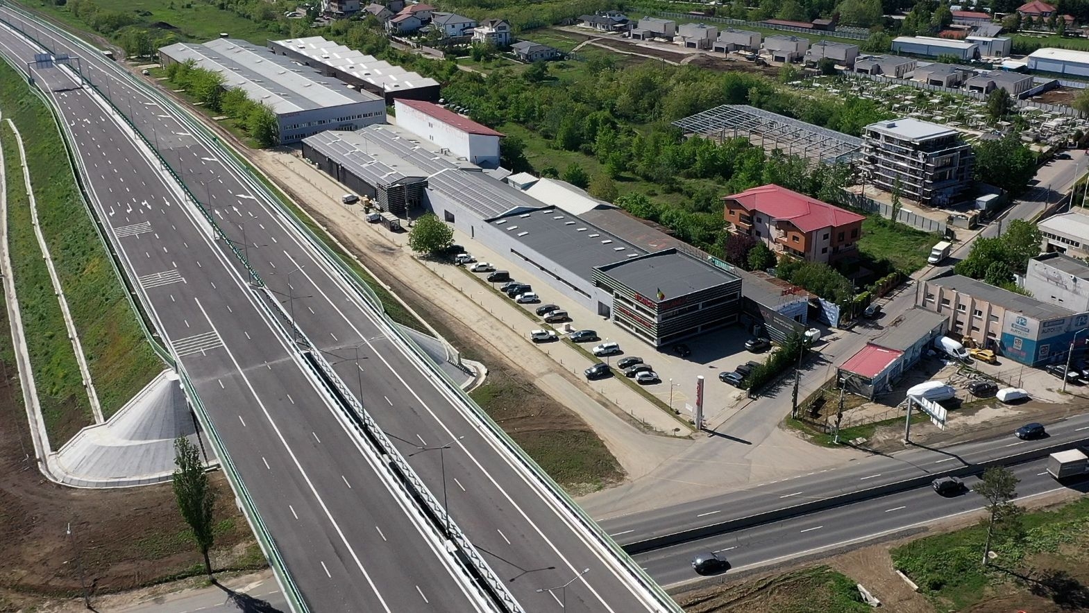BexTech headquarters in Corbeanca - aerial view